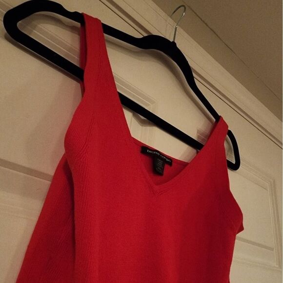 Pierre Cardin stretchy red cotton tank - Picture 2 of 4